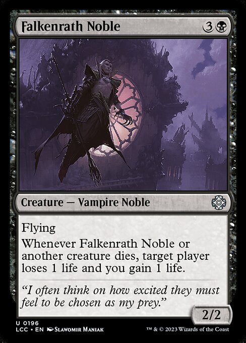 Falkenrath Noble - Commander: The Lost Caverns of Ixalan - U - 196