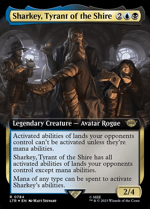 Sharkey, Tyrant of the Shire (Extended Art) (Surge Foil) - Universes Beyond: The Lord of the Rings: Tales of Middle-earth - R - 784
