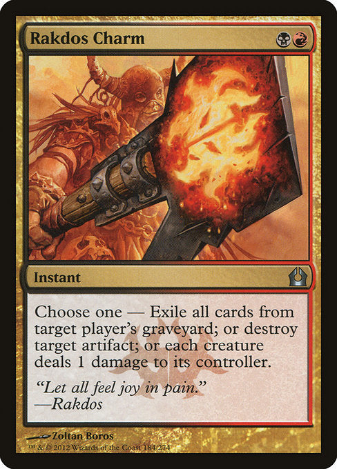 Rakdos Charm - Return to Ravnica - U - 184