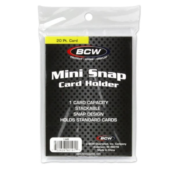 BCW - Mini Snap Card Holder
