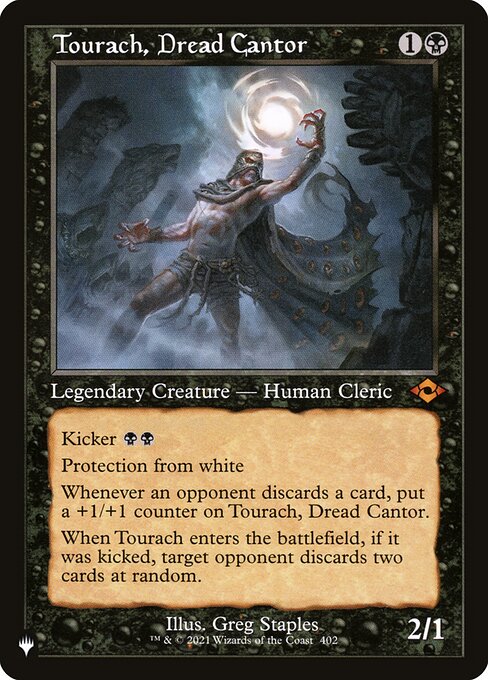 Tourach, Dread Cantor (Retro Frame) - The List Reprints - M - 402/303