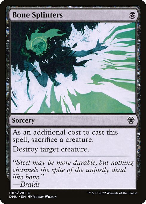Bone Splinters - Dominaria United - C - 83