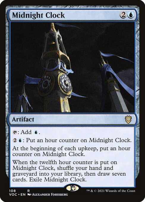 Midnight Clock - Commander: Innistrad: Crimson Vow - R - 108