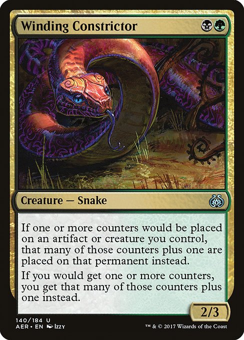 Winding Constrictor - Aether Revolt - U - 140