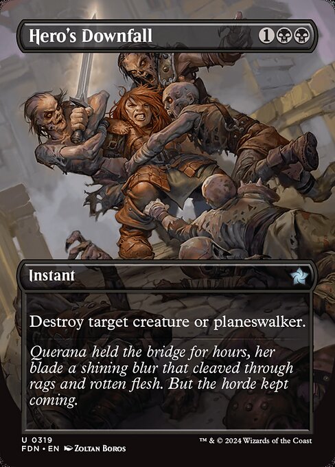 Hero's Downfall (Borderless) - Foundations - U - 319