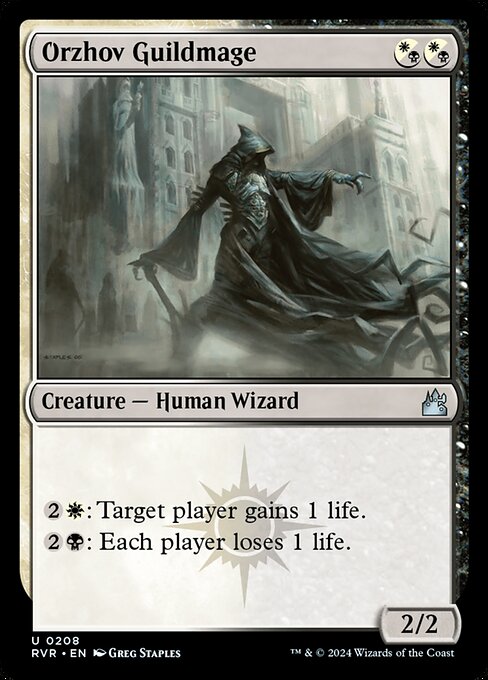 Orzhov Guildmage - Ravnica Remastered - U - 208
