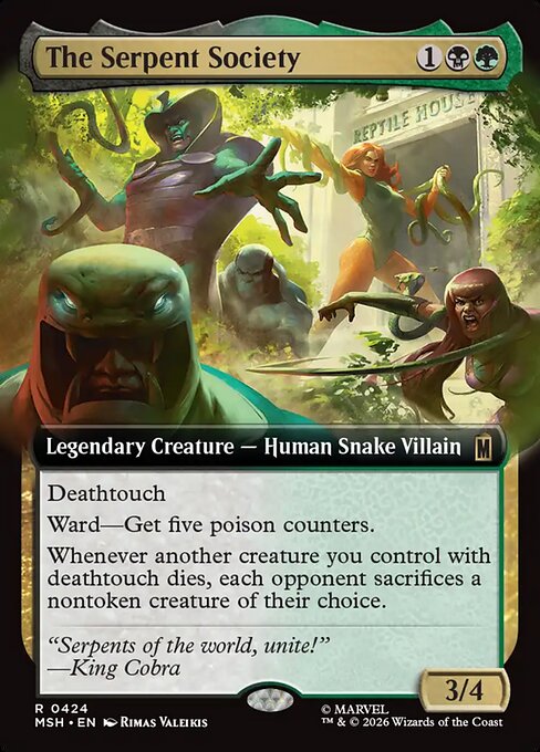 The Serpent Society (Extended Art) - Marvel Super Heroes - R - 424