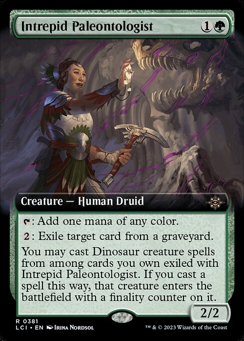 Intrepid Paleontologist (Extended Art) - The Lost Caverns of Ixalan - R - 381