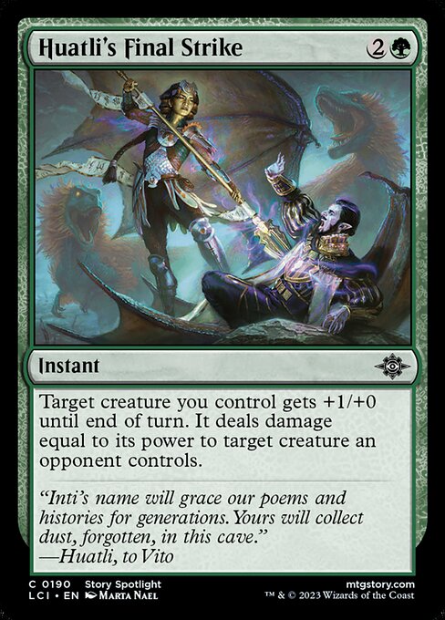 Huatli's Final Strike - The Lost Caverns of Ixalan - C - 190