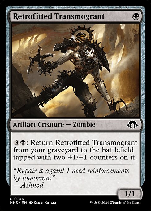 Retrofitted Transmogrant - Modern Horizons 3 - C - 106
