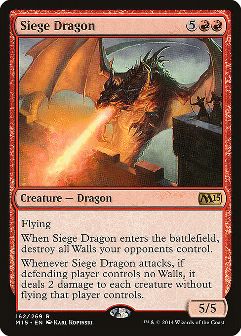 Siege Dragon - Magic 2015 (M15) - R - 162