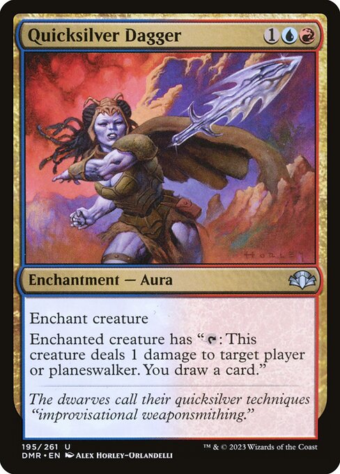 Quicksilver Dagger - Dominaria Remastered - U - 195