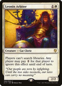 Leonin Arbiter - Commander 2017 - R - 64