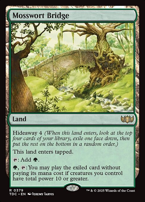 Mosswort Bridge - Commander: Tarkir: Dragonstorm - R - 379