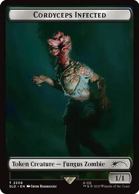 Cordyceps Infected Token (2206) - Secret Lair Drop Series - T - 2206
