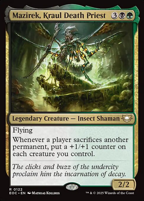 Mazirek, Kraul Death Priest - Commander: Edge of Eternities - R - 122