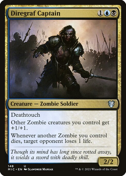 Diregraf Captain - Commander: Innistrad: Midnight Hunt - U - 148