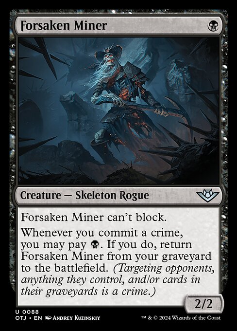 Forsaken Miner - Outlaws of Thunder Junction - U - 88