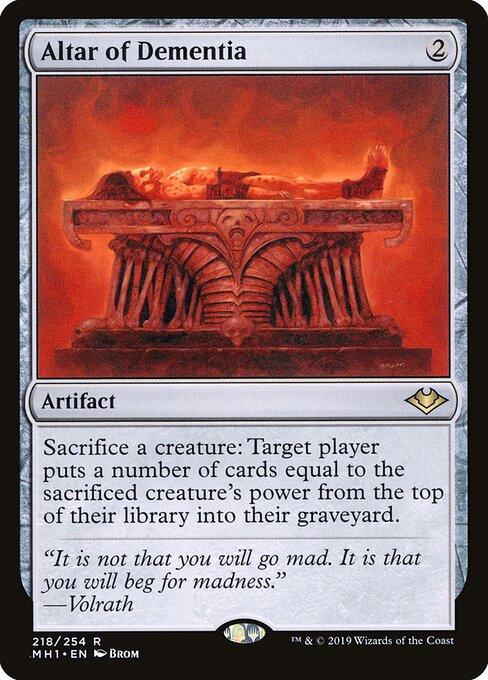 Altar of Dementia - Modern Horizons - R - 218
