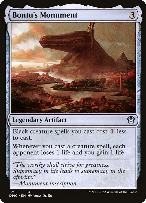 Bontu's Monument - Commander: Dominaria United - U - 179