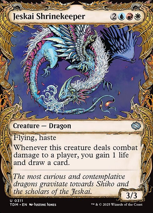 Jeskai Shrinekeeper (Showcase) - Tarkir: Dragonstorm - U - 311