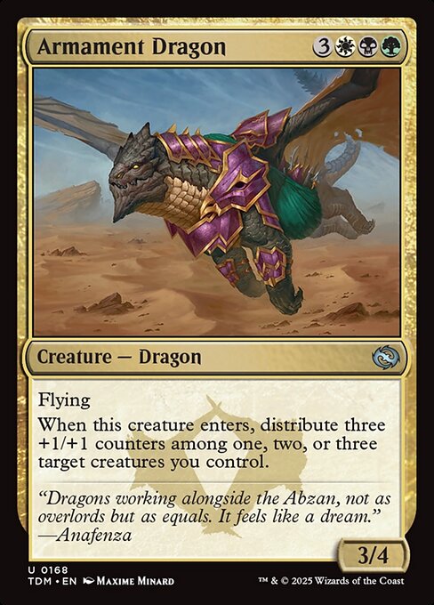 Armament Dragon - Tarkir: Dragonstorm - U - 168