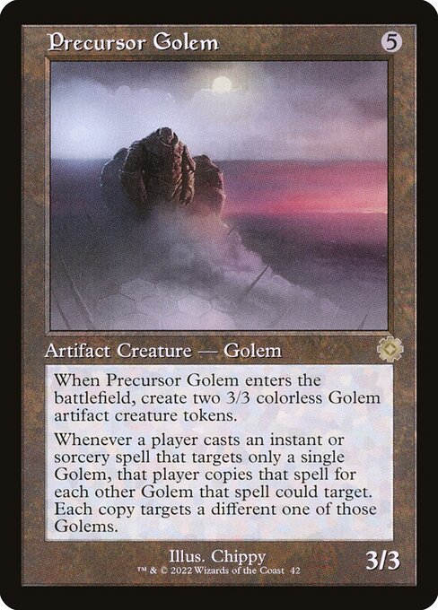 Precursor Golem - The Brothers' War: Retro Frame Artifacts - R - 42