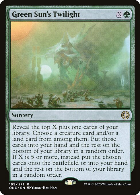 Green Sun's Twilight - Phyrexia: All Will Be One - R - 169