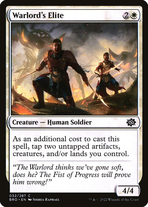 Warlord's Elite - The Brothers' War - C - 32