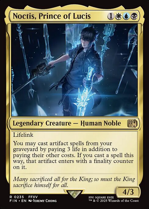 Noctis, Prince of Lucis - Prerelease Cards - R - 235