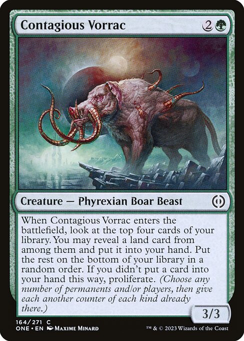 Contagious Vorrac - Phyrexia: All Will Be One - C - 164