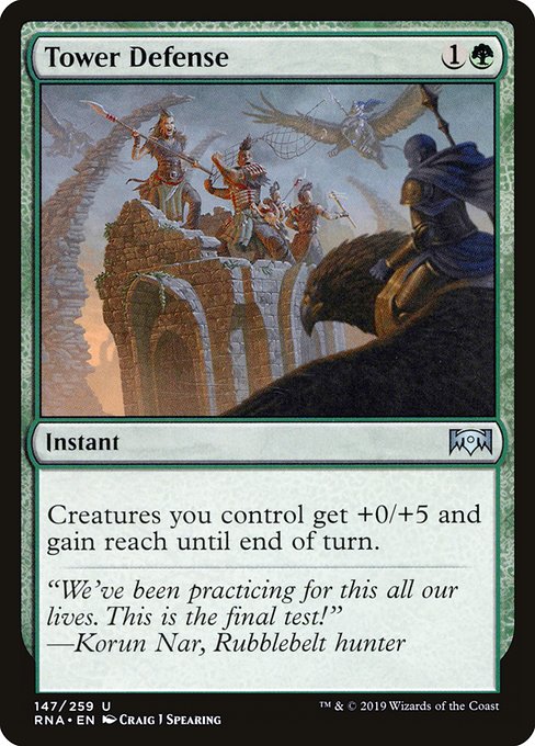 Tower Defense - Ravnica Allegiance - U - 147