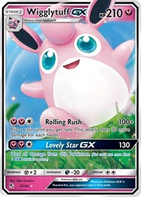 Wigglytuff GX - Hidden Fates - Ultra Rare - 42/68