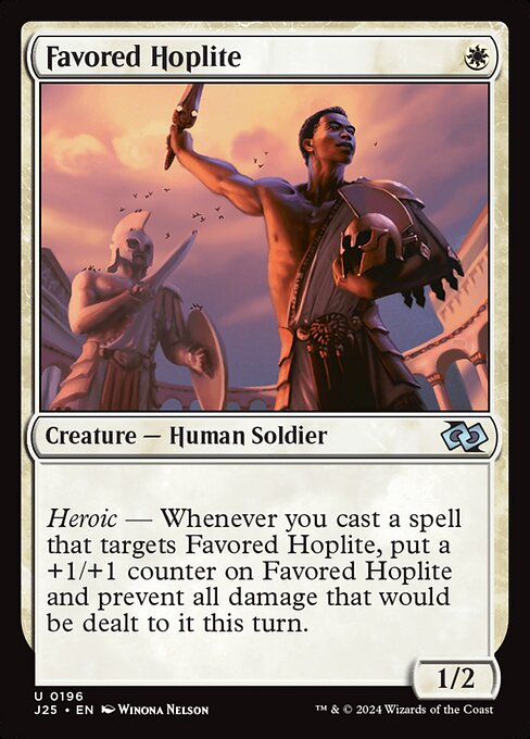 Favored Hoplite - Foundations Jumpstart - U - 196
