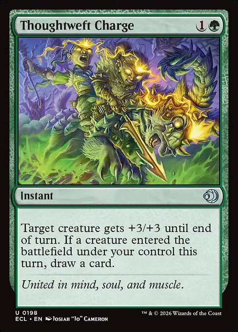 Thoughtweft Charge - Lorwyn Eclipsed - U - 198