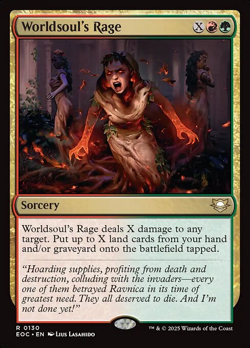 Worldsoul's Rage - Commander: Edge of Eternities - R - 130