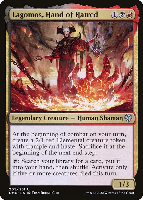 Lagomos, Hand of Hatred - Dominaria United - U - 205