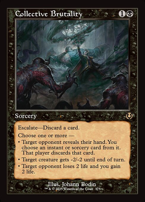 Collective Brutality (Retro Frame) - Innistrad Remastered - R - 375