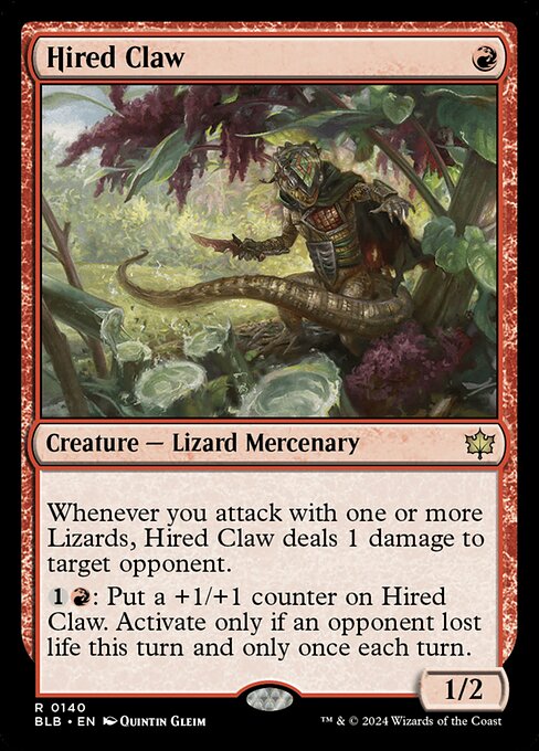 Hired Claw - Prerelease Cards - R - 140