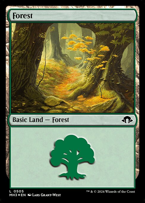 Forest (0505) (Ripple Foil) - Modern Horizons 3 - L - 505