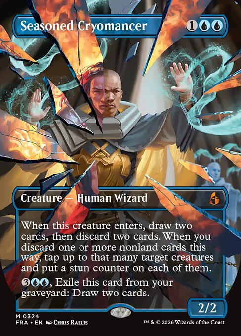 Seasoned Cryomancer (Borderless) (0324) - Reality Fracture - M - 324