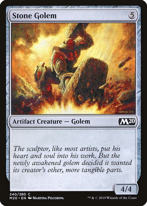 Stone Golem - Core Set 2020 - C - 240