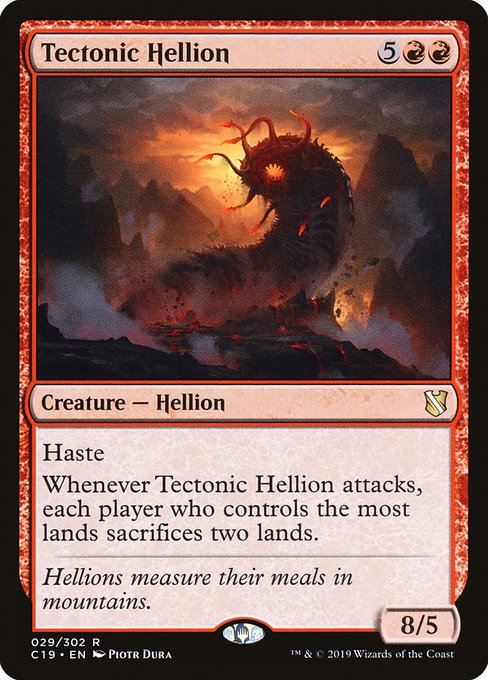 Tectonic Hellion - Commander 2019 - R - 29
