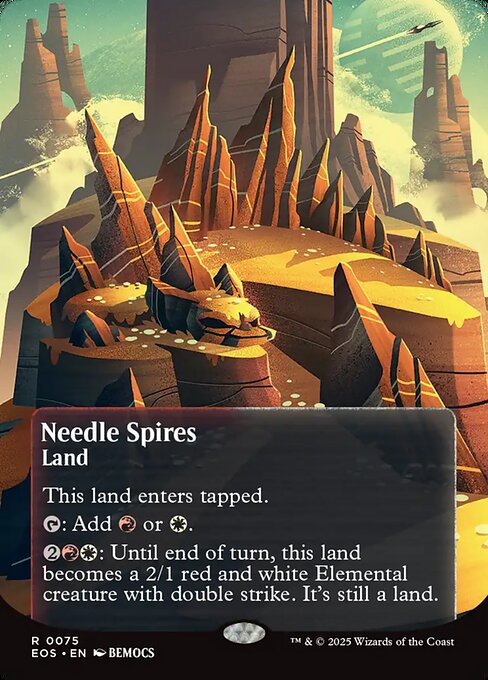 Needle Spires (0075) (Borderless) - Edge of Eternities: Stellar Sights - R - 75
