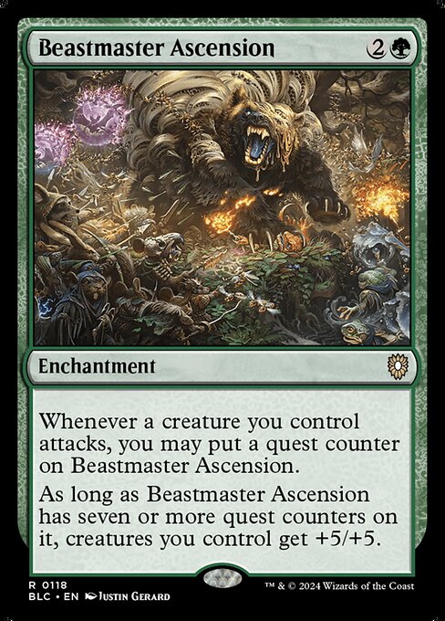 Beastmaster Ascension - Commander: Bloomburrow - R - 118