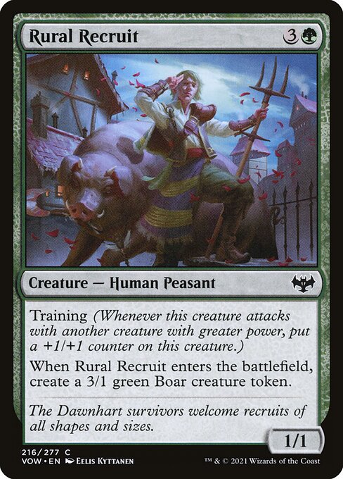 Rural Recruit - Innistrad: Crimson Vow - C - 216