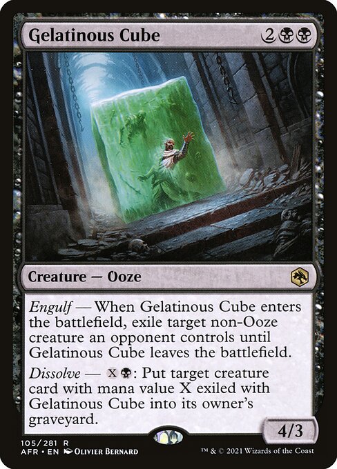 Gelatinous Cube - Adventures in the Forgotten Realms - R - 105