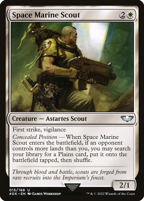 Space Marine Scout - Universes Beyond: Warhammer 40,000 - U - 15