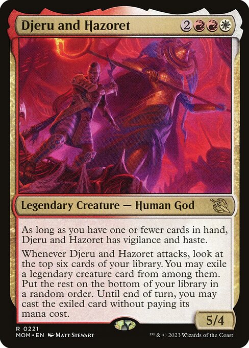 Djeru and Hazoret - March of the Machine - R - 221