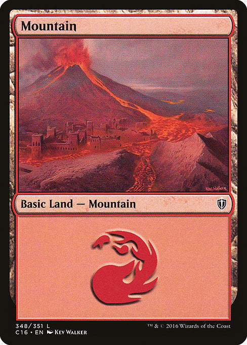 Mountain (348) - Commander 2016 - L - 348